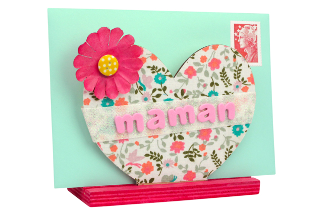 Porte-courrier cœur - Décorations fleurs et feuilles : ajoutez une touche de nature à toutes vos créations - 10doigts.fr
