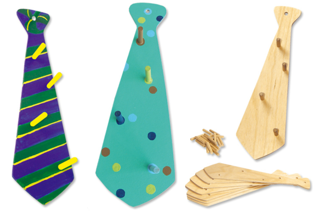 Porte-cravates - Porte-clés et range-clés pour Papa : une idée de cadeau personnalisé - 10doigts.fr