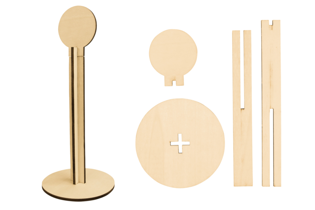 Porte Essuie-Tout en bois à monter  - Objets en bois à décorer pour la cuisine - 10doigts.fr
