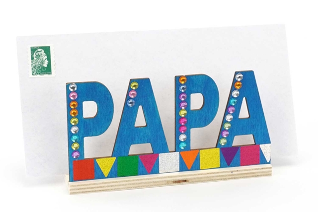 Porte lettre fet des peres - Cadeaux pour le bureau de papa : personnalisez son espace de travail - 10doigts.fr