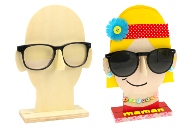 porte lunettes fête des mères idée cadeau - Cadeaux pour le bureau de papa : personnalisez son espace de travail - 10doigts.fr