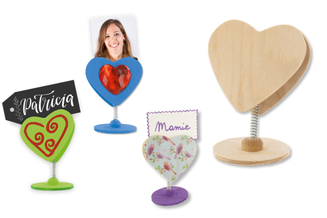 porte-nom - Cadres et clips photos : des supports uniques pour afficher vos souvenirs - 10doigts.fr