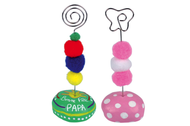 porte noms - Pompons pour bricolage créatif - 10doigts.fr