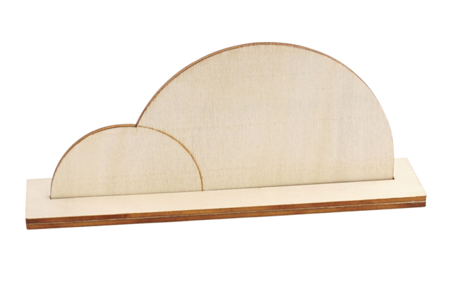 Porte photo coccinelle en bois à décorer - Cadres photo en bois à décorer - 10doigts.fr