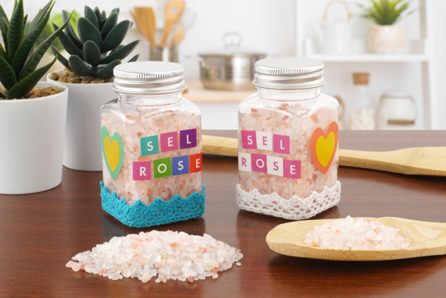 Pot à sel pour la fête des parents - Plastique Transparent - 10doigts.fr