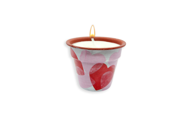 pot bougie - Plastique Opaque - 10doigts.fr