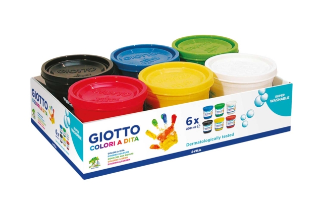pot peinture aux doigts giotto - Peinture gouache aux doigts : l'éveil créatif dès le premier âge - 10doigts.fr
