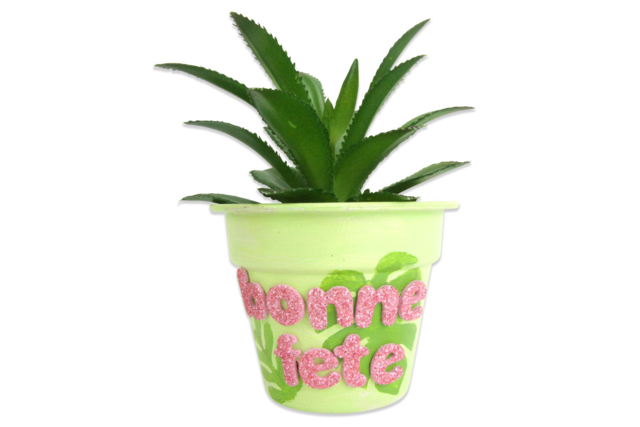 pot plante  - Plastique Opaque - 10doigts.fr
