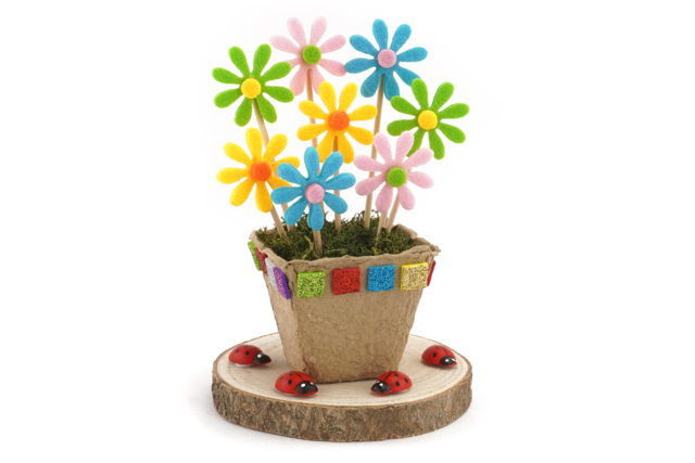 pots carton activités enfants - Pots en carton - 10doigts.fr