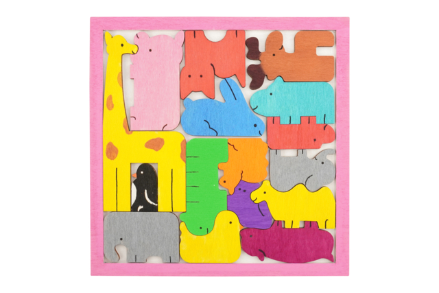Puzzle Casse tete Animaux a Customiser - Puzzles - 10doigts.fr