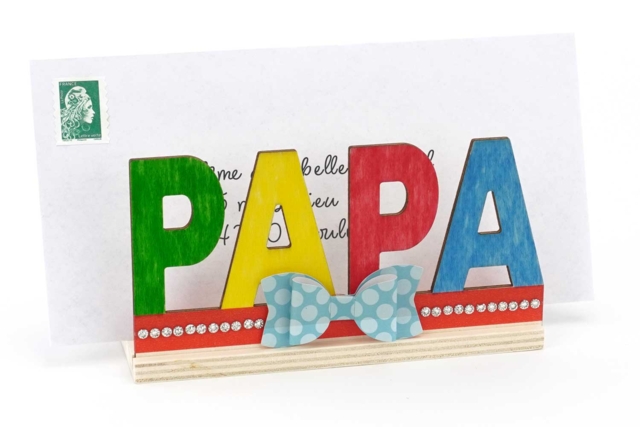 Range courrier fete des peres - Cadeaux pour le bureau de papa : personnalisez son espace de travail - 10doigts.fr