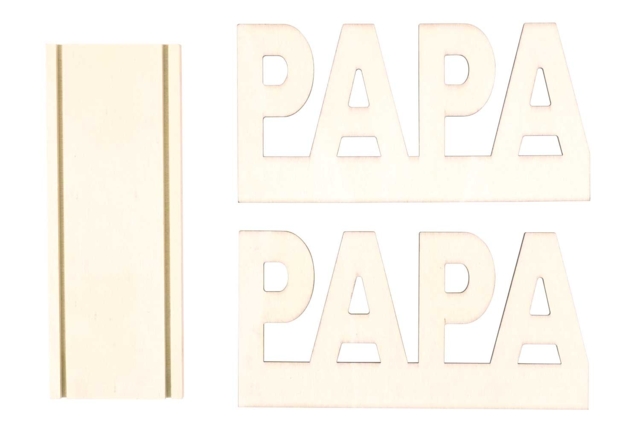 Range lettre papa - Cadeaux pour le bureau de papa : personnalisez son espace de travail - 10doigts.fr