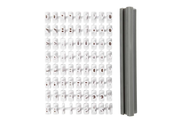 Règle alphabet lettre - Outils de Modelage - 10doigts.fr