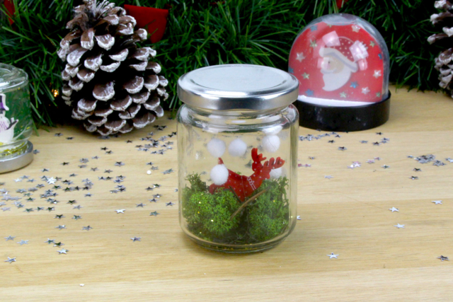 renne cloche noël - Supports en Verre - 10doigts.fr