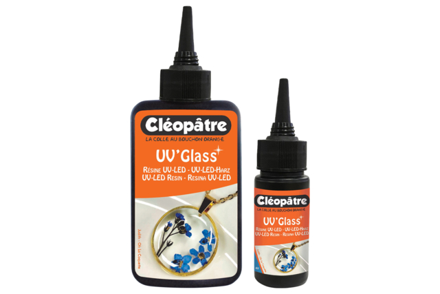 résine cléopatre UV glass bijoux DIY - Résine - Modelage et moulage - 10doigts.fr
