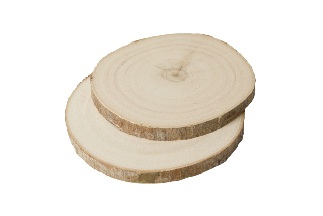 rondin bois 14 cm - Décorations de Noël en bois à décorer - 10doigts.fr