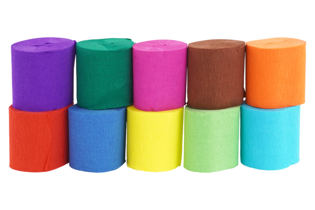 rouleau bande papier crépon - Papier crépon - 10doigts.fr