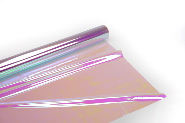 rouleau iridescent transparent - Papiers cadeaux - 10doigts.fr