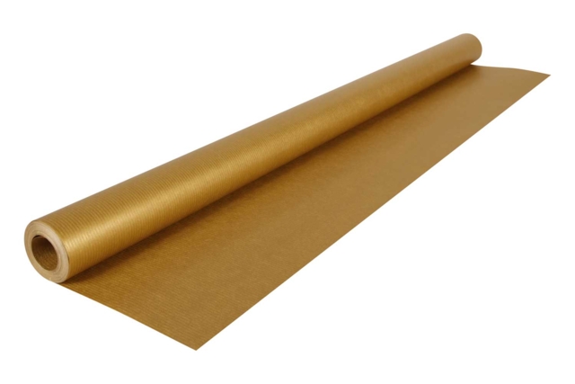 Rouleau Kraft 70 cm x 3 mètres (60 gr/m²) - Or - Papier kraft et liège - 10doigts.fr