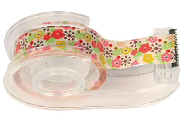 Ruban adhésif fantaisie dévidoir - Adhésifs colorés et Masking tape - 10doigts.fr