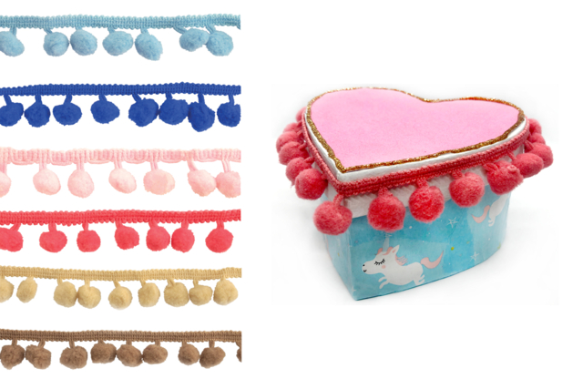 ruban de pompons - Rubans - 10doigts.fr