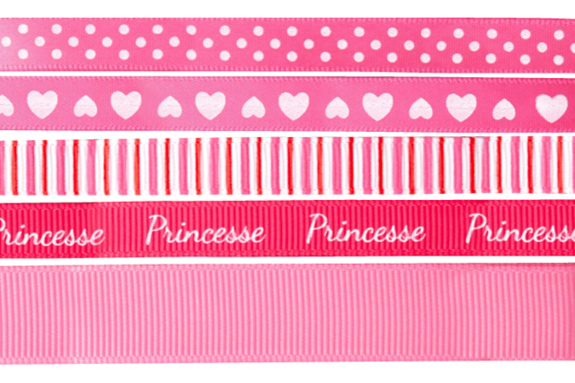 rubans en camaieu princesse - Nœuds et rubans pour toutes vos créations - 10doigts.fr