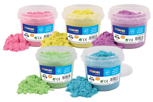 sable à modeler magique coloré - Sable à modeler - Modelage et moulage - 10doigts.fr