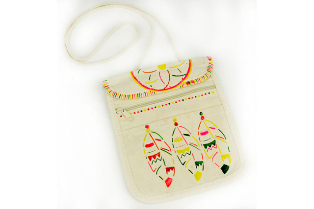 sac attrape rêve - Coton, lin - Textiles - 10doigts.fr