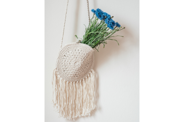 sac crochet macramé - Cordes & ficelles naturelles - 10doigts.fr