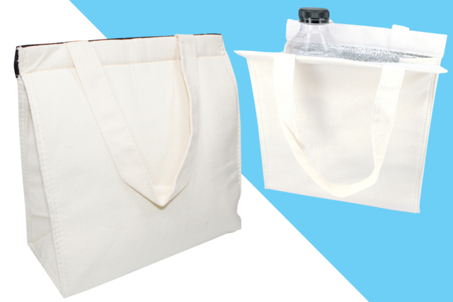 Sac isoctherme en coton - Sacs et trousses en tissu à personnaliser : vos supports de création textile - 10doigts.fr