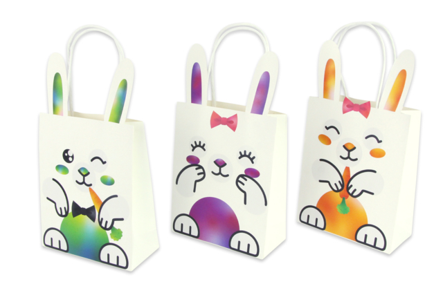 sachet lapins de pâques - Kits créatifs Pâques - 10doigts.fr