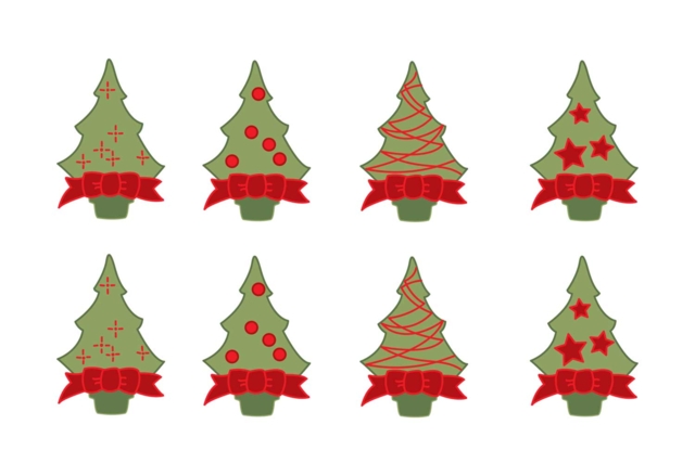 sapin en bois coloré - Déco en bois peint - 10doigts.fr