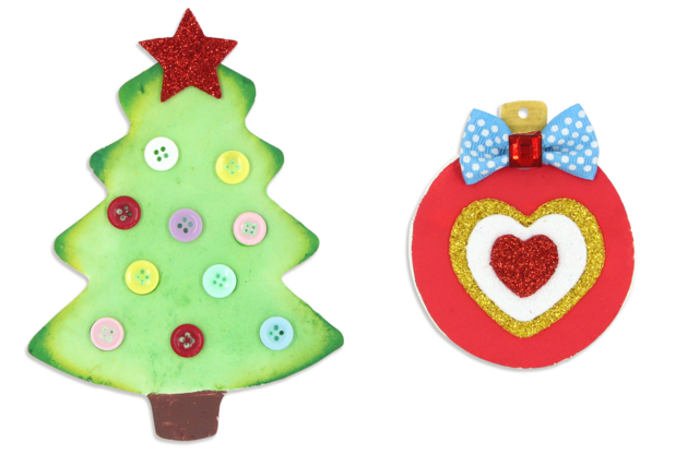 sapin et boule noël - Emporte-pièces créatifs pour enfants - 10doigts.fr