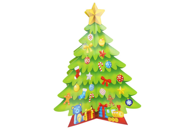 sapin géant 3D à décorer - Kits créatifs de Noël pour les enfants - 10doigts.fr