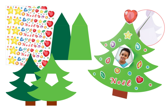 sapin noël photo - Kits créatifs de Noël pour les enfants - 10doigts.fr