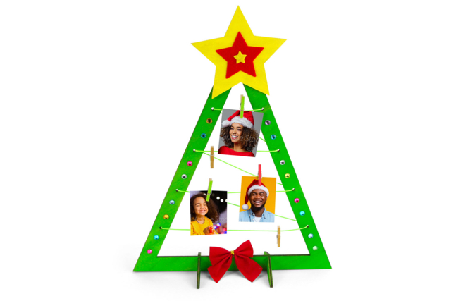 sapin porte-photos - Nœuds et rubans pour toutes vos créations - 10doigts.fr