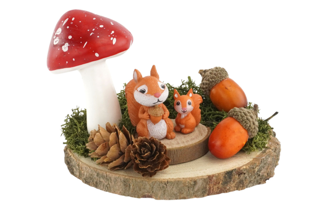 scène forêt champignon - Décors nature : matériaux naturels pour les loisirs créatifs - 10doigts.fr