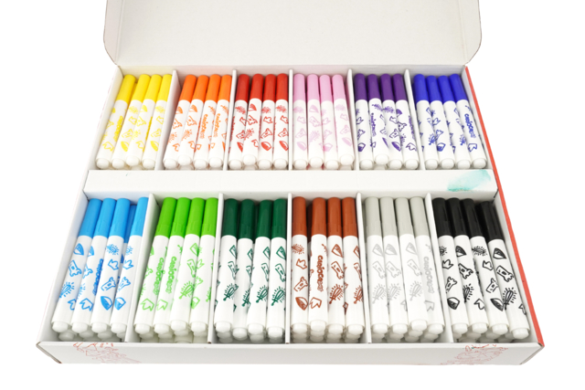 schoolpack école feutres enfnats bébés - Feutres 1er âge : l'éveil créatif et le graphisme des tout petits - 10doigts.fr