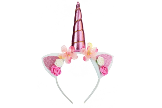 serre tête licorne rose - Bijoux de cheveux - Supports pour Bijoux - 10doigts.fr