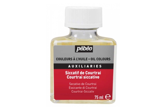 Siccatif de courtrai 75 ml - Peinture à l'huile Beaux-Arts - 10doigts.fr