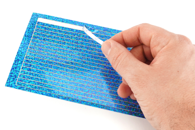 stickers brillants bandes - Strass autocollants - 10doigts.fr