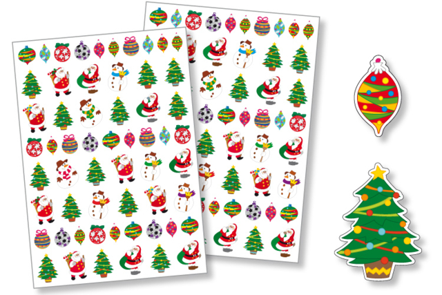 stickers fêtes - Gommettes de Noël : autocollants et stickers créatifs pour enfants - 10doigts.fr