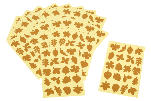 stickers feuilles d'arbre automne - Gommettes d’Automne : feuilles, arbres et activités créatives pour enfants - 10doigts.fr