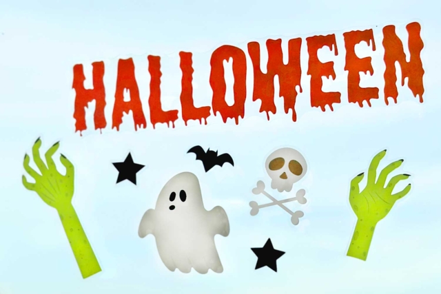 stickers halloween vitres - Kits créatifs Halloween - 10doigts.fr