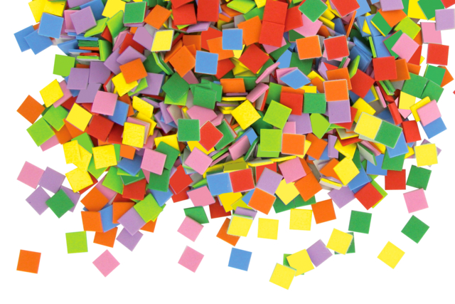 stickers mosaïques caoutchouc - Mosaïques papier, mousse - 10doigts.fr