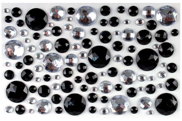 strass noir et blanc - Strass : apportez de l'éclat à toutes vos créations - 10doigts.fr