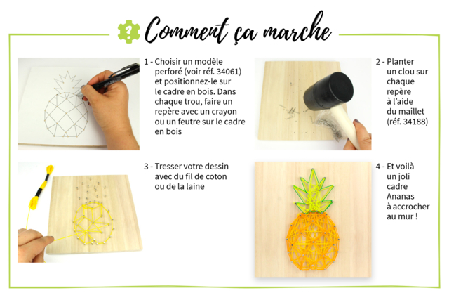 string art comment ça marche - String Art pour enfants : l'art de créer avec des fils - 10doigts.fr