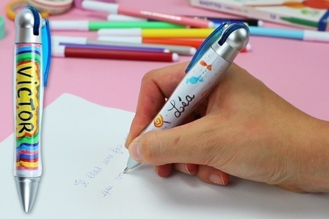 Stylo à personnaliser - Feutres pointes moyennes : l'outil polyvalent pour le dessin et l'école - 10doigts.fr