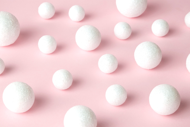 Styrofoam ball - Boules en polystyrène - 10doigts.fr