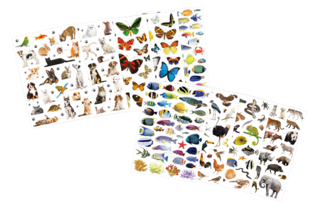 Super pack gommettes animaux réalistes - Des gommettes animaux pour créer et apprendre dès la maternelle - 10doigts.fr